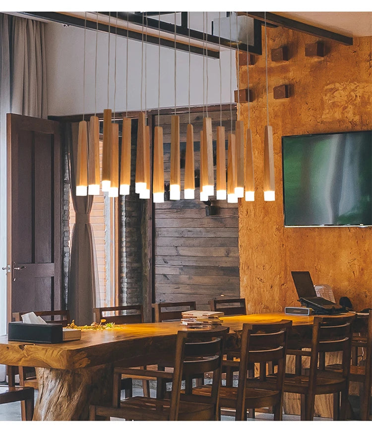 Suspension en bois nordique pour bars et restaurants – Armonique