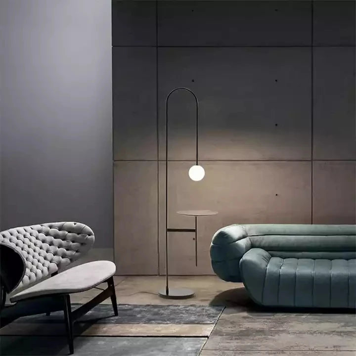 Lampadaire Intérieur Ligne Élancée Style Nordic Chic – Monara