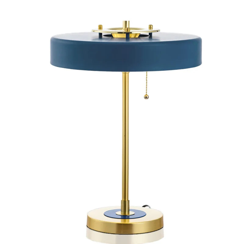  Lampe de Chevet Artisanale Sculpturale Haut de Gamme Bleu – Zephyr