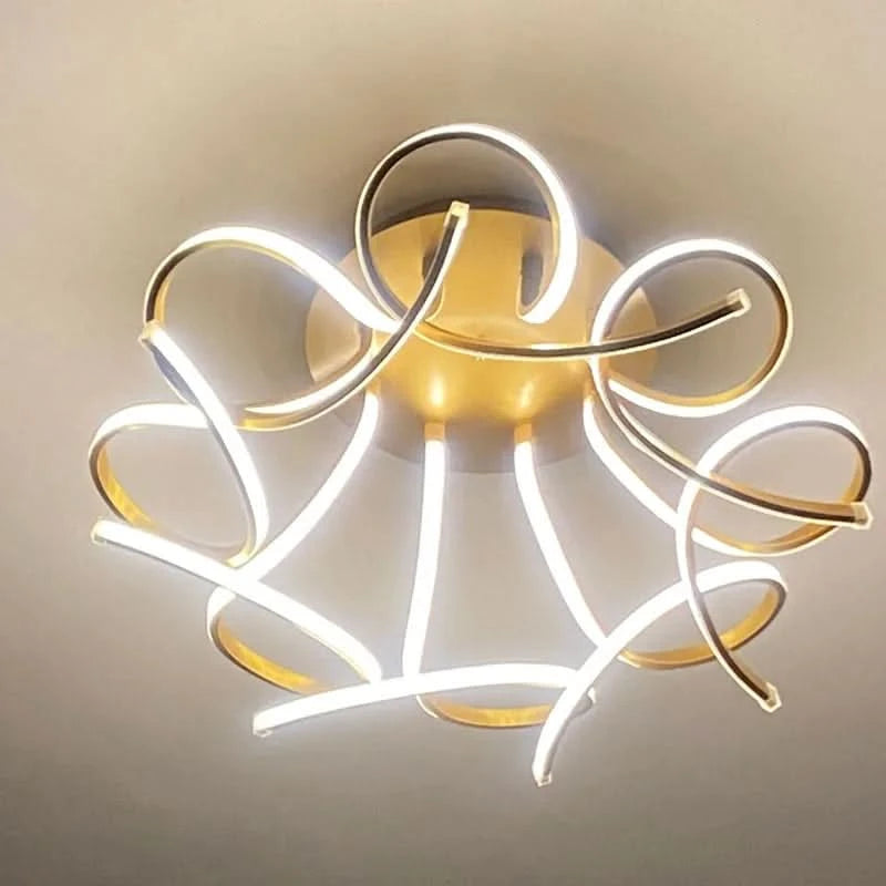 Plafonnier Contemporain Forme Fleurie Style Aérien – Subtilo