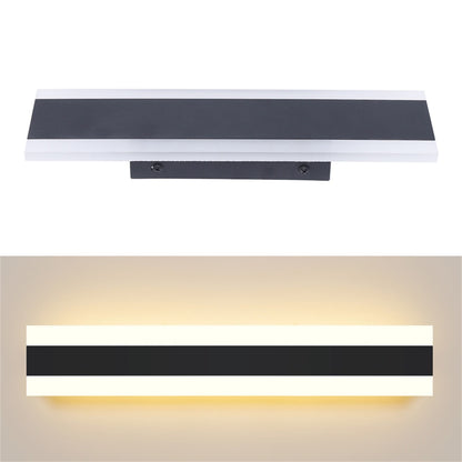 Luménia Outdoor LED Wall Sconce Linear Design Stainless Steel - View 15