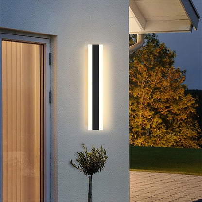 Luménia Outdoor LED Wall Sconce Linear Design Stainless Steel - View 17