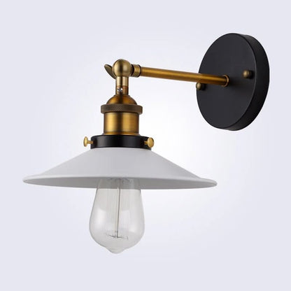 Metalen wandlamp retro-industrieel elegant design – Auralux