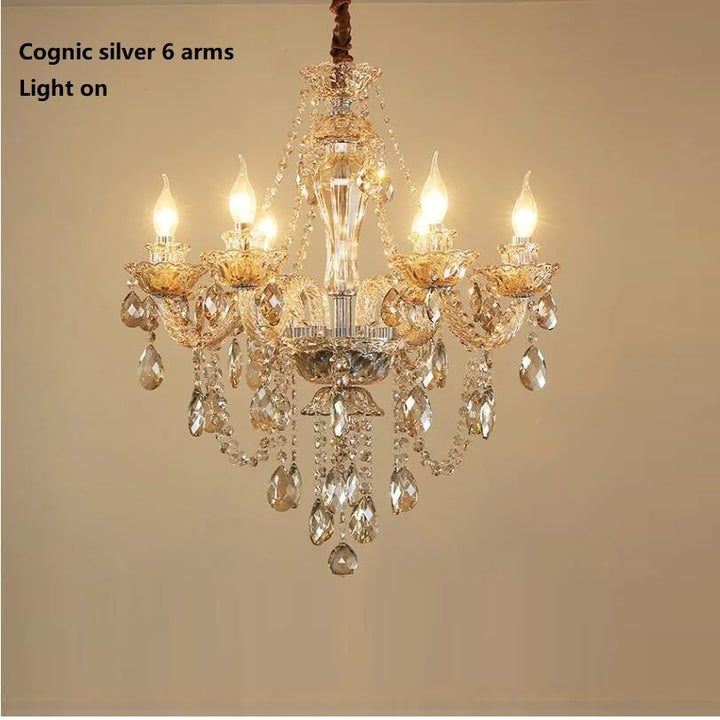 Lustre en Cristal K9 pour Salon – Cristarôme