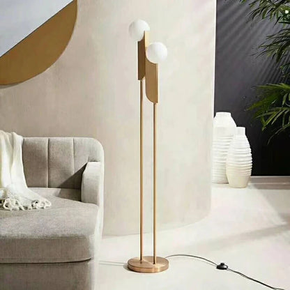 Vloerlamp in Glas Elegante Moderniteit Luxe Ambiance – Reveria