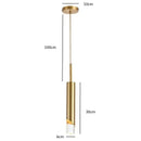 Gold Aluminum LED Pendant Light Pure Design – Innicio