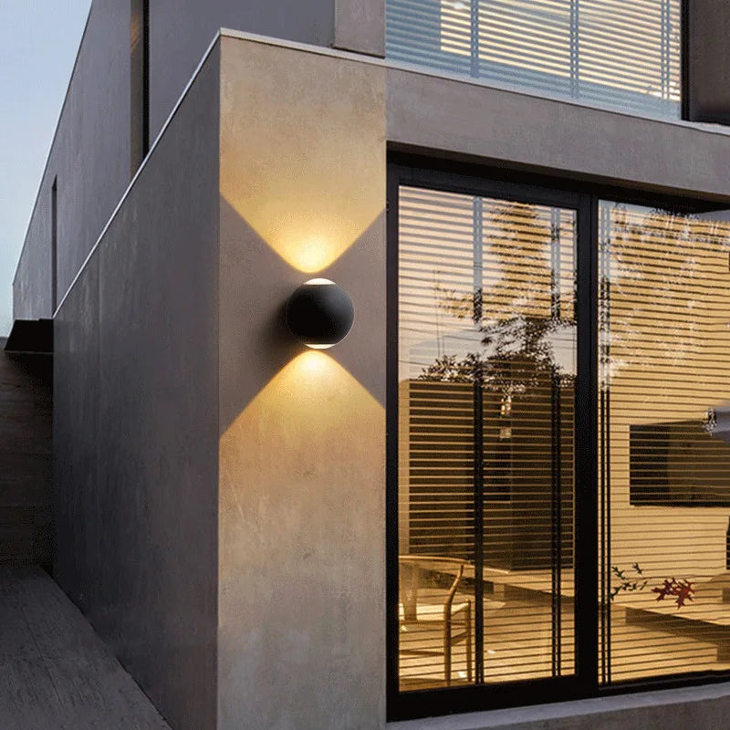 Applique LED Puissante Résistante Intempéries Noir – Viro