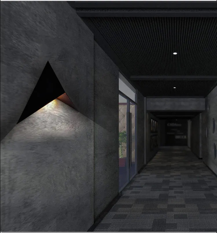 Applique murale LED minimaliste noire – Adronis