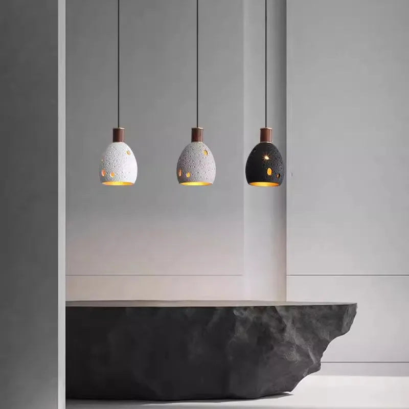 Hanglamp Sculpturaal Getextureerde Afwerking & Omhullend Licht – Halo