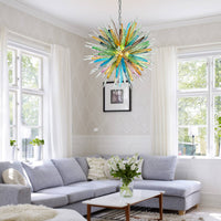 Lustre en Verre de Murano Multicolore – Aurorice
