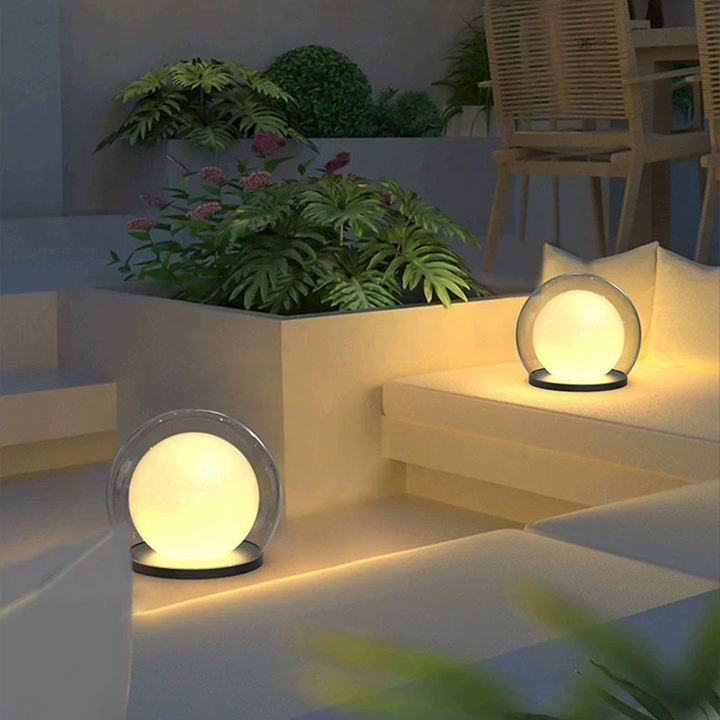 Lampe d'extérieur design en acier inoxydable noir – Novalume