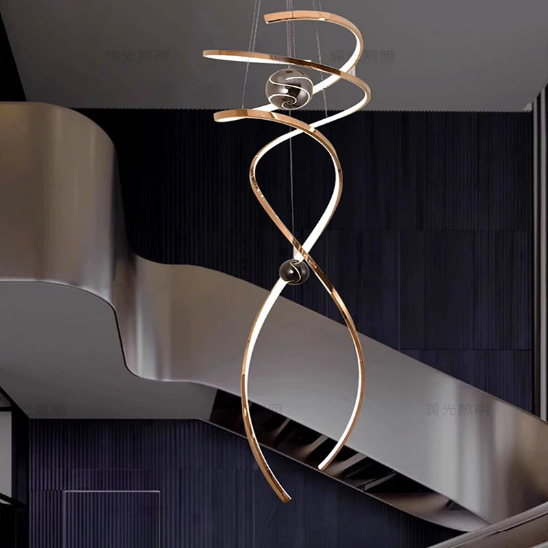 Modern LED pendant light for living room – Alurexia