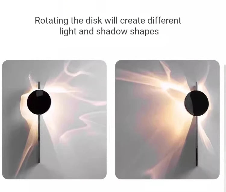 Applique murale en acier inoxydable pour chambre – Célestiel