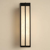 Applique murale en fer et lin style chinois pour chambre – Lumisan