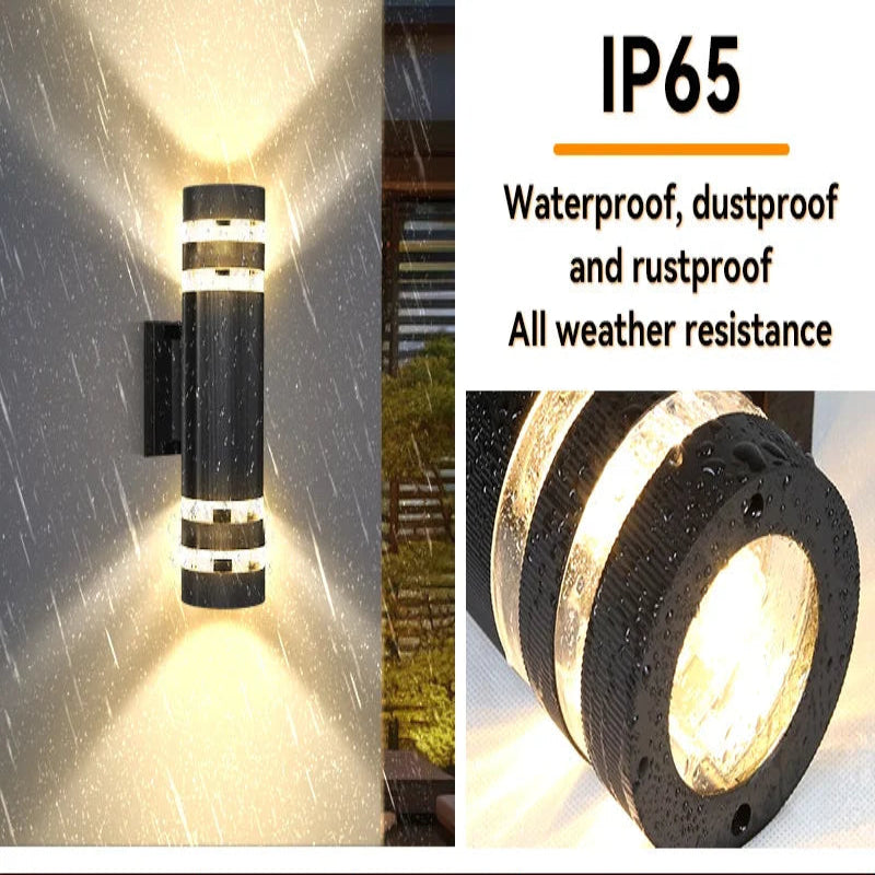 Applique murale extérieure LED étanche – Modèle Fubulia