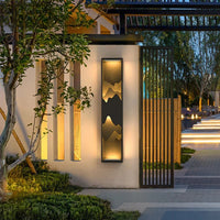 Applique murale LED solaire moderne pour jardin – Noralys