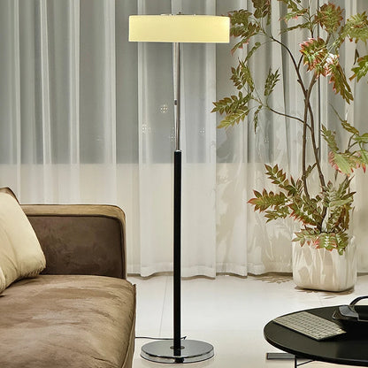 Moderne glas- en houten vloerlamp voor woonkamer – Armonille