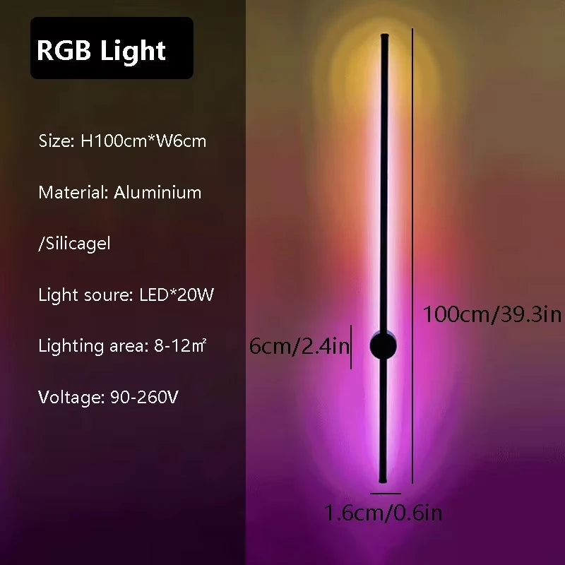 Applique murale LED moderne en fer pour décoration intérieure – Armoniel