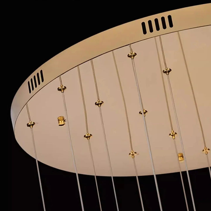 Lustre en cristal moderne pour salon – Cristarène