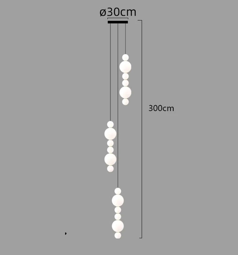 Suspension moderne en fer pour salle à manger – Calyphora