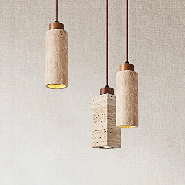 Travertine Trio Pendant