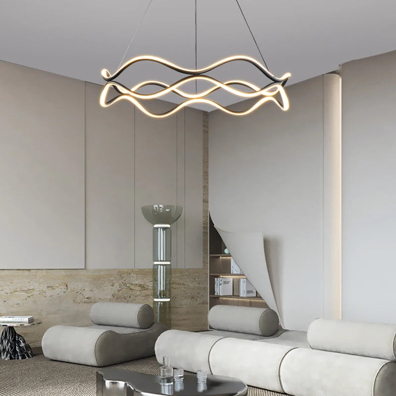 Hanglamp Aluminium LED Dimbaar Modern Design – Roumeas