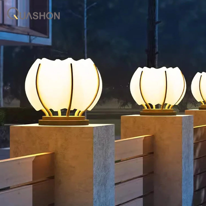Lampe Solaire d'Extérieur en Acier Inoxydable – Soléclat