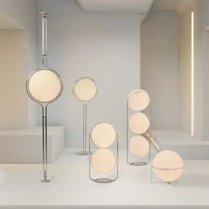 Modern iron LED floor lamp for living rooms and bedrooms – Deluzio