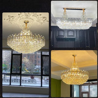 Lustre moderne en cristal pour duplex – Estellion