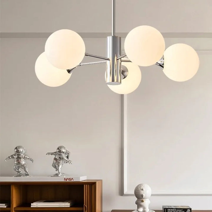 Lustre Nordique Moderne en Fer pour Salon – Ziraldion