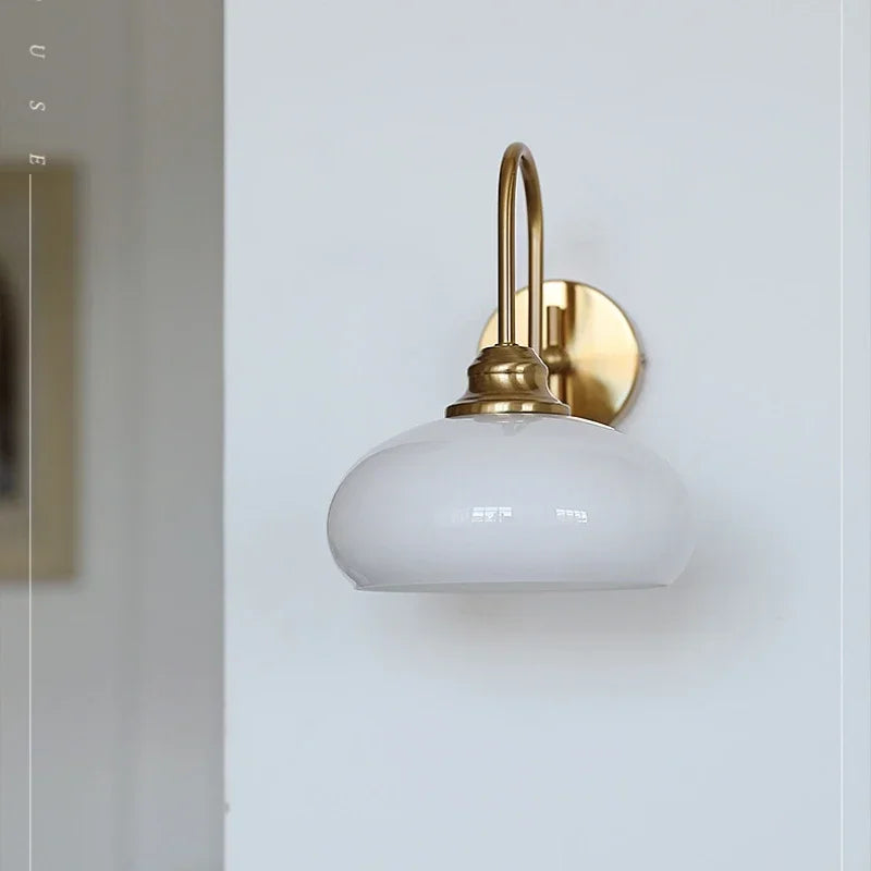 Applique murale minimaliste Eléganza en verre texturé et métal poli - vue 7