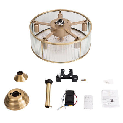 Industriële goudkleurige messing plafondlamp voor keuken – Artéor