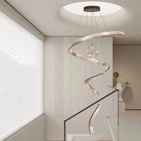 Suspension en cristal moderne pour salons – Crystella