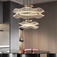 Suspension LED moderne en acrylique pour salon – Célinova