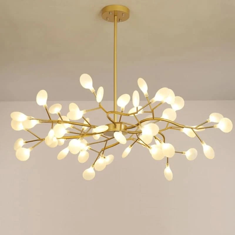 Lustre Branché Sculptural Ambiance Naturelle LED – Lucia