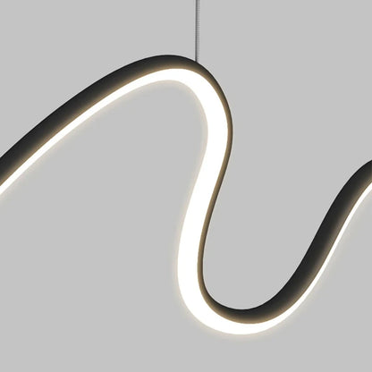 Moderne Zwarte LED Hanglamp voor Interieurs – Caelux