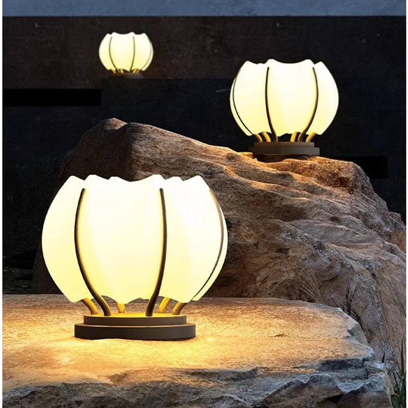 Lampe Solaire d'Extérieur en Acier Inoxydable – Soléclat