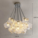 Modern glass pendant light for dining room – Célestine