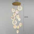 Modern acrylic LED pendant light for living room – Thaliona