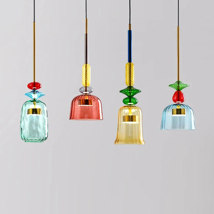 Geometrische Gekleurde Hanglamp Noordse Stijl – Yura