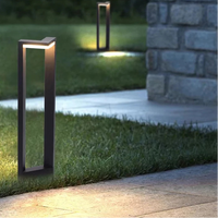 Lampadaire de jardin moderne en aluminium noir – Ataraxia