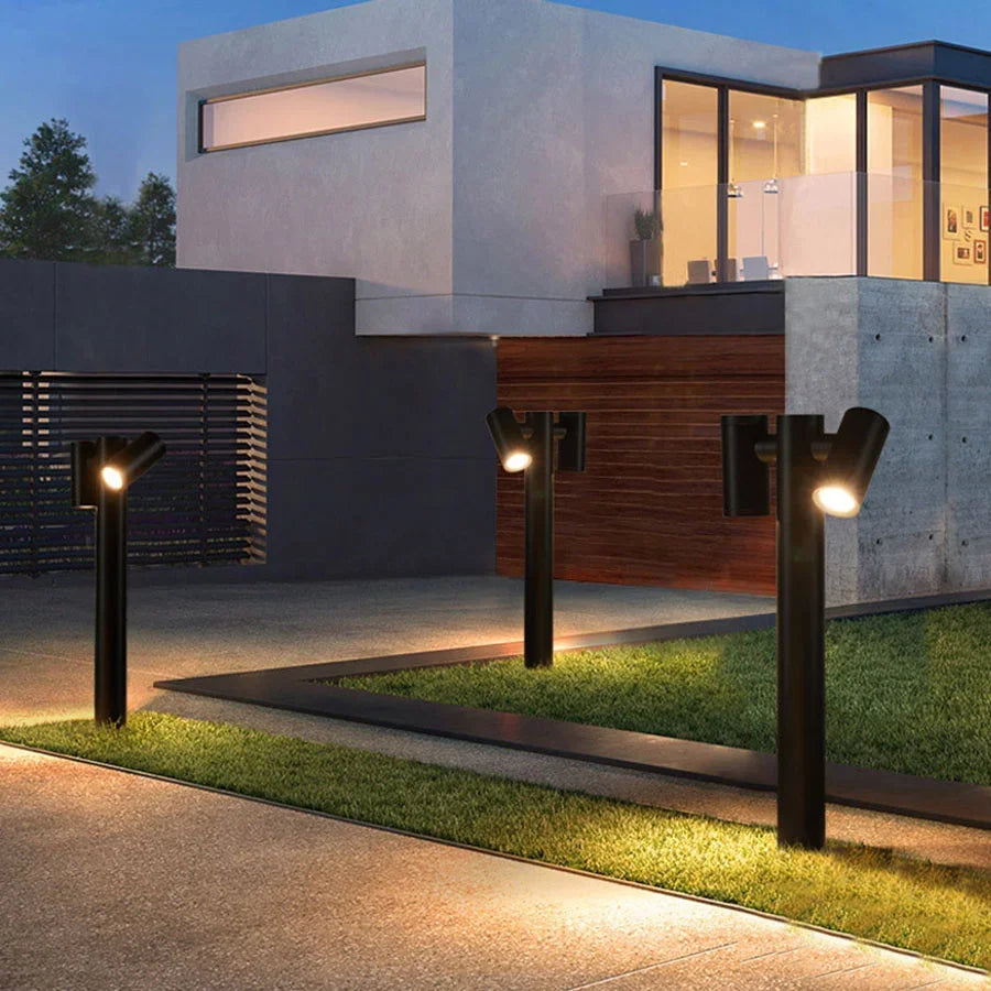 Lampadaire de jardin moderne en aluminium – Sylvaria