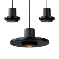 Suspension minimaliste noire pour chambre – Noctarion