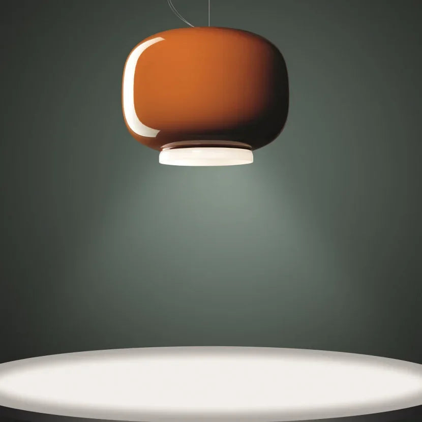 Suspension en verre coloré pour salle à manger et chambre – Armoniel