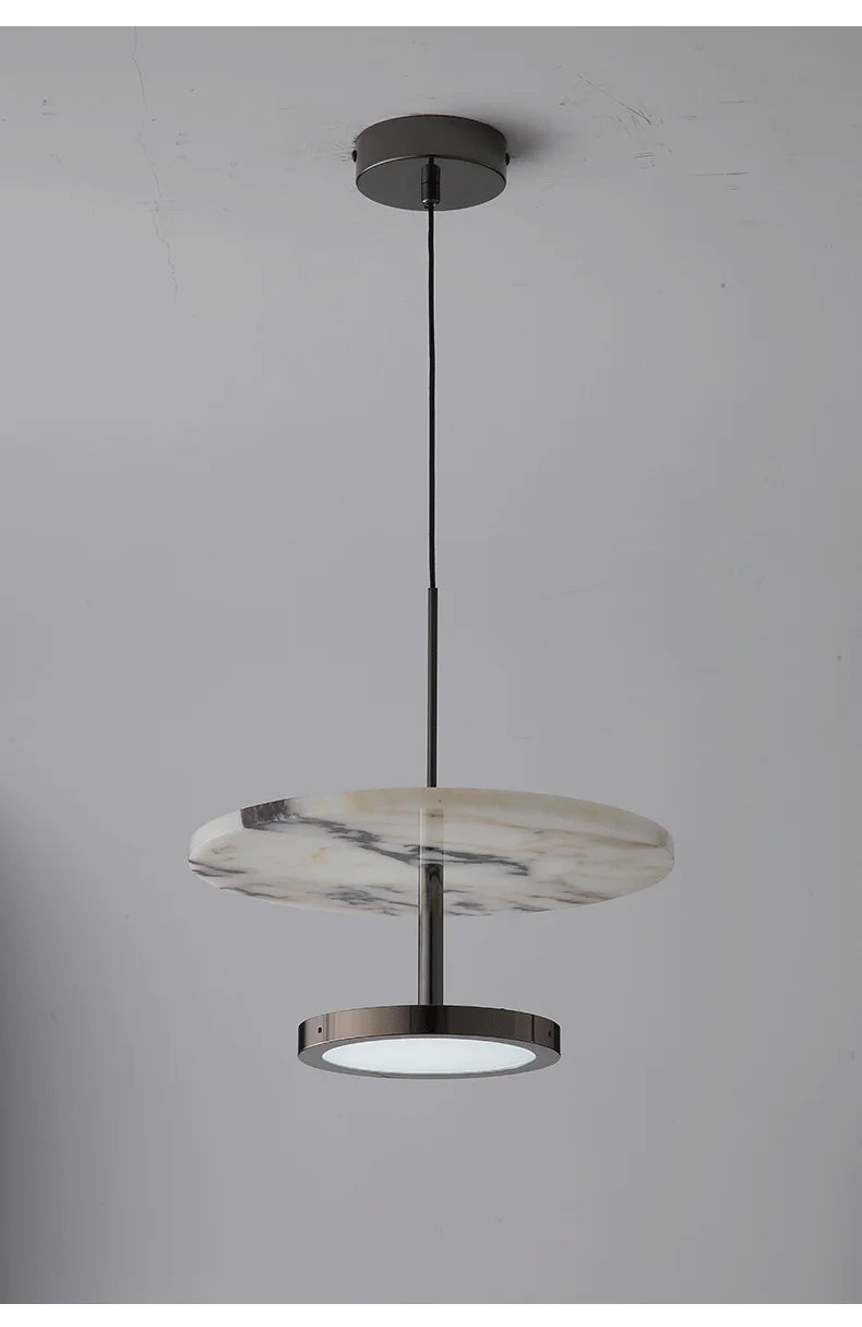 Suspension en pierre naturelle noire pour chambre – Noctura