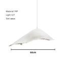 Hanglamp Ample van glasvezel – Nordironia