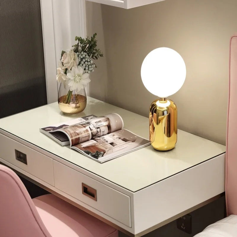  Lampe de Chevet Métal Verre Design Moderne – Pulsaris