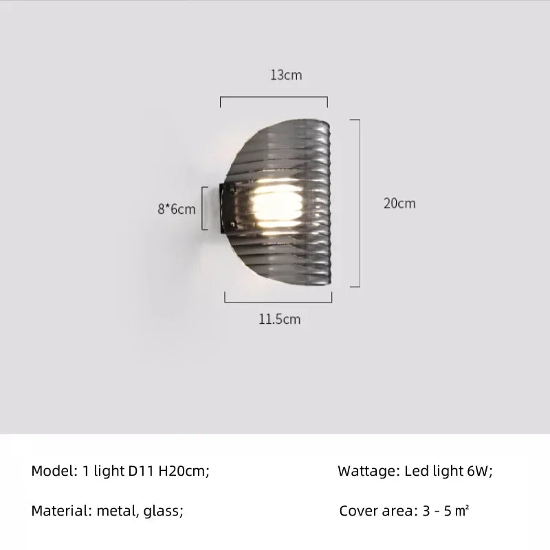 Hanglamp in Grijs Gerookt Glas voor Eetkamer – Orvelia