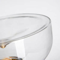 Lampe de table nordique en verre transparent – Aellara