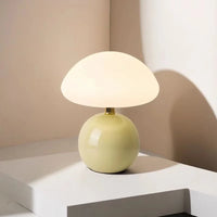 Lampe de table en céramique crémeuse pour chambre – Aureolys